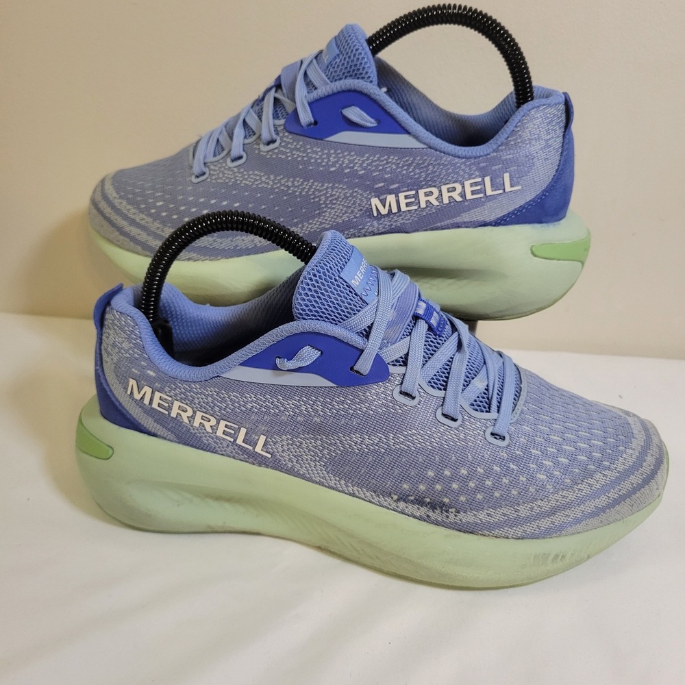 Merrell Agility Peak 5 Womens Blue Mint Trail Running Shoes J068142 Size 7.5